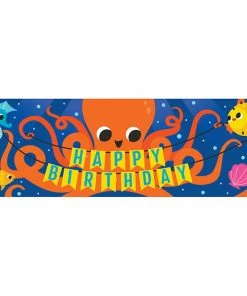 Creative Converting Ocean Celebration Giant Party Banner Kids Birthday Party Themes