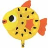 Creative Converting Ocean Celebration Metallic Balloon Pufferfish Shaped Kids Birthday Party Themes