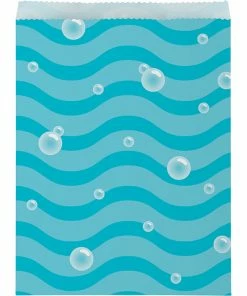 Creative Converting Narwhal Party Paper Treat Bag Large 8ct