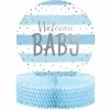 Creative Converting Blue Silver Celebration Centerpiece Hc Shaped, Foil 1st Birthday Party Themes