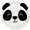 Creative Converting Animal Faces Dinner Plate, Panda 8ct Kids Birthday Party Themes