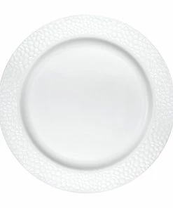 Creative Converting 10.25" White Pebble Plate 10ct Themed Tableware