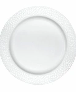 Creative Converting 9" White Pebble Plate 10ct Themed Tableware