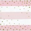 Creative Converting Pink Gold Celebration Beverage Napkins 16ct 1st Birthday Party Themes