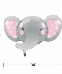 Creative Converting Kids Birthday Party Themes Enchanting Elephants Girl Metallic Balloon