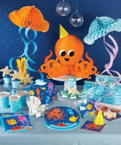 Creative Converting Kids Birthday Party Themes Narwhal Party Paper Tablecover 54