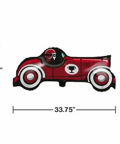 Creative Converting Kids Birthday Party Themes Vintage Race Car Metallic Balloon 33.83