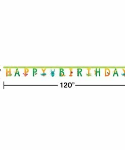 Creative Converting Birthday Bugs Jointed Banner Lg