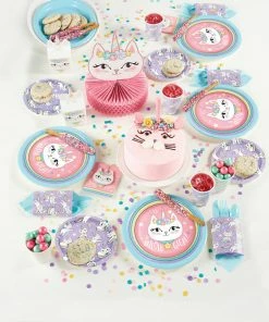 Creative Converting Sassy Caticorn Hot/Cold Cups 9Oz. 8ct Kids Birthday Party Themes