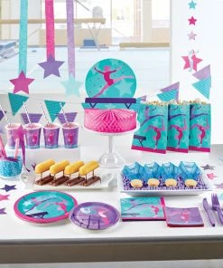 Creative Converting Gymnastics Party Hanging Cutouts 3ct Kids Birthday Party Themes