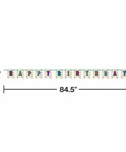 Creative Converting Kids Birthday Party Themes Birthday Burst Shaped Banner With Ribbon