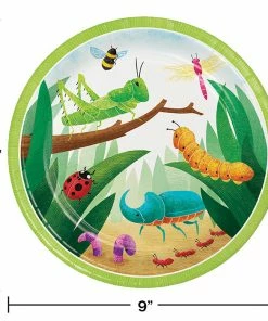 Creative Converting Birthday Bugs Dinner Plate 8ct