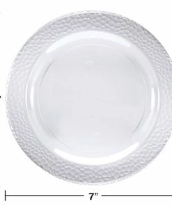 Creative Converting 7.5" Clear Pebble Plate 10ct