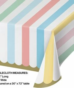 Creative Converting Themed Tableware Pastel Celebrations Paper Tablecover 54" X 102"