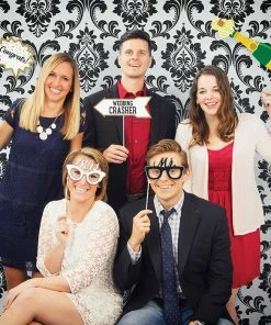 Creative Converting General Decorations Damask Photo Backdrop