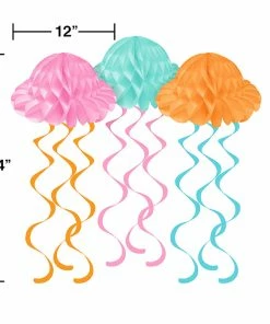Creative Converting Narwhal Party Hanging Tissue Jellyfish 3ct Kids Birthday Party Themes