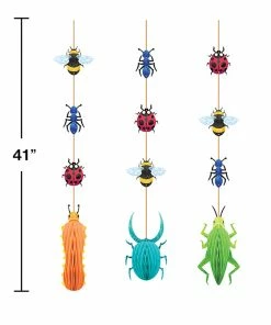 Creative Converting Birthday Bugs Hanging Cutouts W/ Honeycomb 3ct