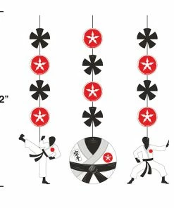 Creative Converting Karate Party Hanging Cutouts 3ct