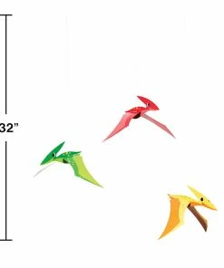 Creative Converting Boy Dino Party Hanging Cutouts 3D 3ct