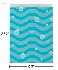 Creative Converting Narwhal Party Paper Treat Bag Large 8ct