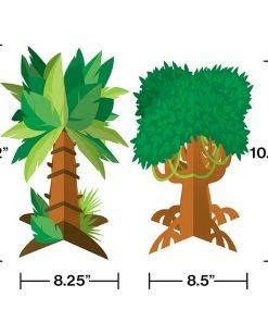 Creative Converting Kids Birthday Party Themes Animal Faces Centerpiece 3D 2ct