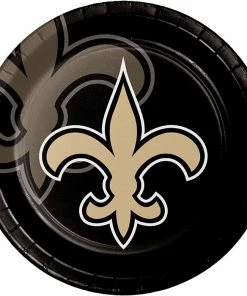 Creative Converting New Orleans Saints Paper Plates, 8 Ct