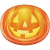 Creative Converting Halloween Pumpkin Oval Platters, 10" X 12", 8 Ct