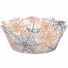 Creative Converting Spiderwebs 8 Inch Fluted Bowl Halloween Party Supplies