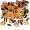 Creative Converting Bats And Pumpkin Confetti, 0.5 Oz Halloween Party Supplies