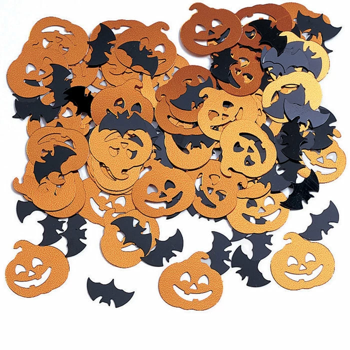 Creative Converting Bats And Pumpkin Confetti, 0.5 Oz Halloween Party Supplies
