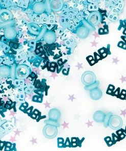 Creative Converting Baby Showers It's A Boy Pacifier Confetti, 0.5 Oz