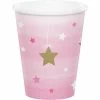 Creative Converting One Little Star - Girl Hot/Cold Paper Paper Cups 9 Oz., 8 Ct