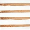 Creative Converting Rose Gold Foil Napkins, Pack Of 16 Bridal And Wedding