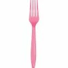Creative Converting Candy Pink Plastic Forks, 24 Ct