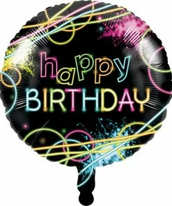 Creative Converting Glow Party Metallic Balloon 18"