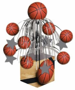 Creative Converting Basketball Party Decorations Basketball Centerpiece