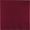 Creative Converting Solid Color Tableware Burgundy Luncheon Napkin 2Ply, 50 Ct
