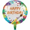 Creative Converting Art Party Metallic Balloon 18"