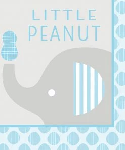 Creative Converting "Little Peanut" Boy Elephant Napkins, 16 Ct