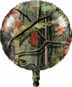 Creative Converting Hunting Camo Metallic Balloon 18" Kids Birthday Party Themes