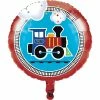 Creative Converting 1st Birthday Party Themes All Aboard Metallic Balloon 18"