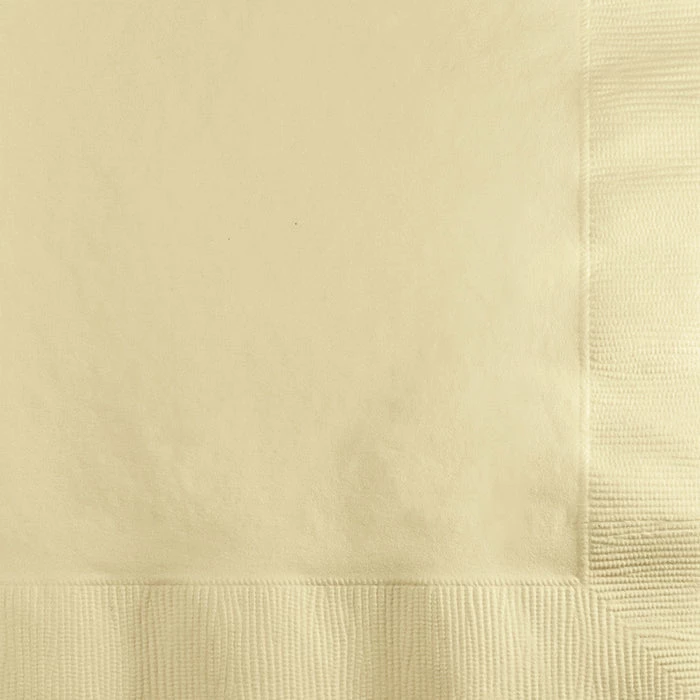 Creative Converting Ivory Beverage Napkin 2Ply, 200 Ct