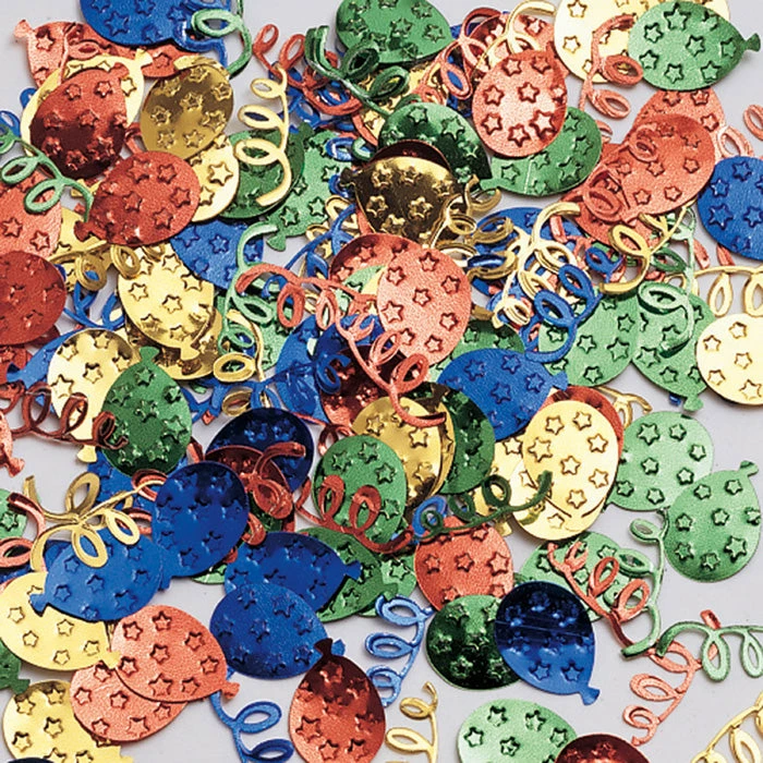 Creative Converting Balloon And Streamer Confetti, 0.5 Oz