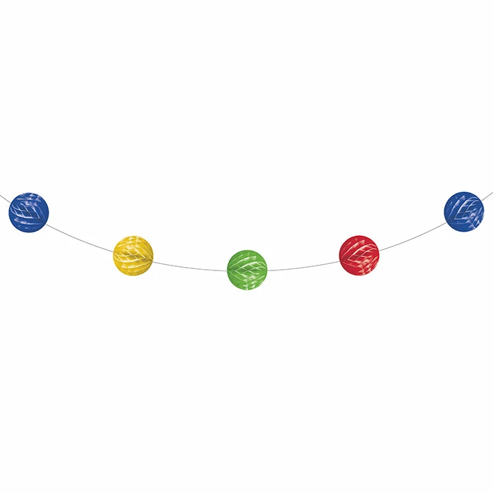 Creative Converting Multicolor Honeycomb Garland