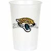 Creative Converting Jacksonville Jaguars Plastic Cup, 20Oz, 8 Ct NFL And Football Party Supplies