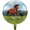 Creative Converting Horse And Pony Metallic Balloon 18" Kids Birthday Party Themes