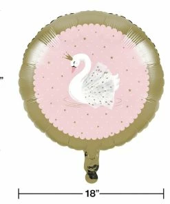 Creative Converting Stylish Swan Mylar Balloon