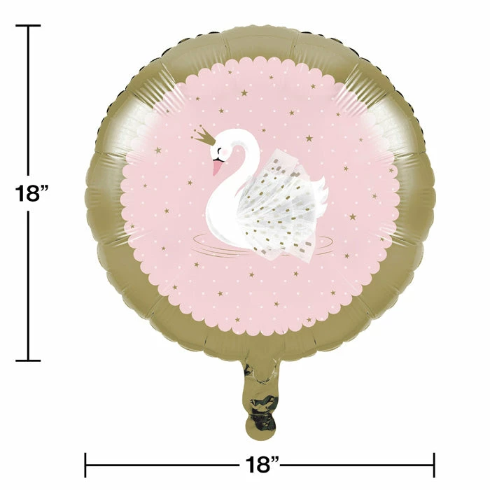 Creative Converting Stylish Swan Mylar Balloon