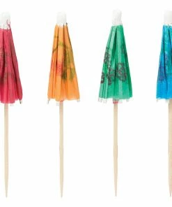 Creative Converting Wooden Picks, Parasol 4", 12 Ct