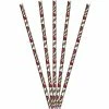 Creative Converting San Francisco 49Ers Paper Straws, 24 Ct NFL And Football Party Supplies